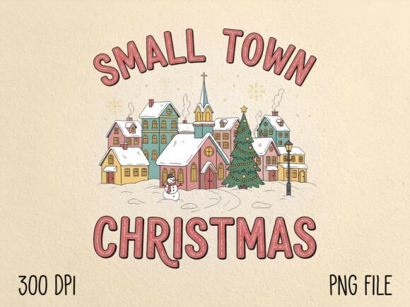 Download Small Town Christmas Cozy Winter PNG - Cozy winter png Collection