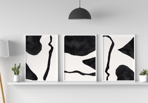 Download Set of 3 Scandinavian Abstract Art - Premium Resources